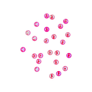 Magnetic Rhinestone Neon Medium Pink 24 pcs 118907