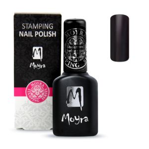 Moyra Stamping Smart Polish lak 01 Zwart Droogt langzamer