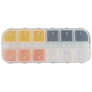 Mixed Bullions in een handig doosje 4 kleuren in 3 verschillende maten. 117027