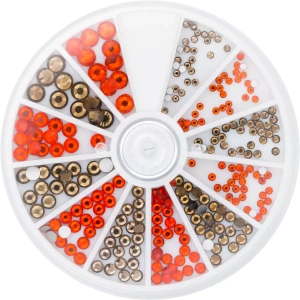 Magnetic rhinestones Carousel Topaz & Hyacinth 6 Sizes 270 stuks 118305