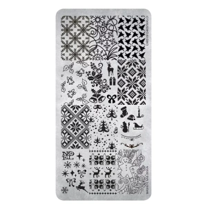 Magnetic stempel plaat Christmas 118612 Card 9